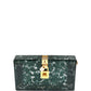 Dolce Gabbana Clutch Dolce Box aus plexiglas und spitze