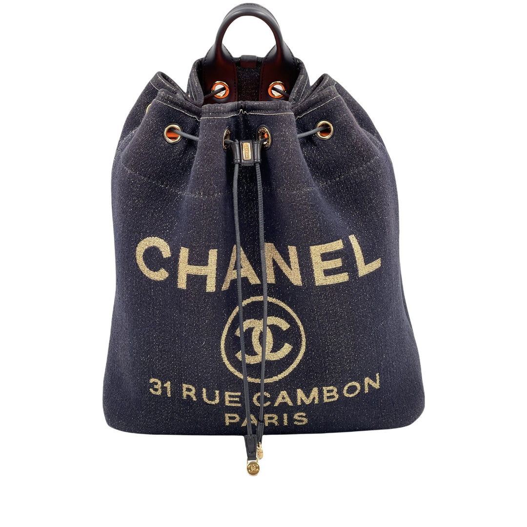Chanel Deauville Drawstring Typ Chain Shoulder Bag