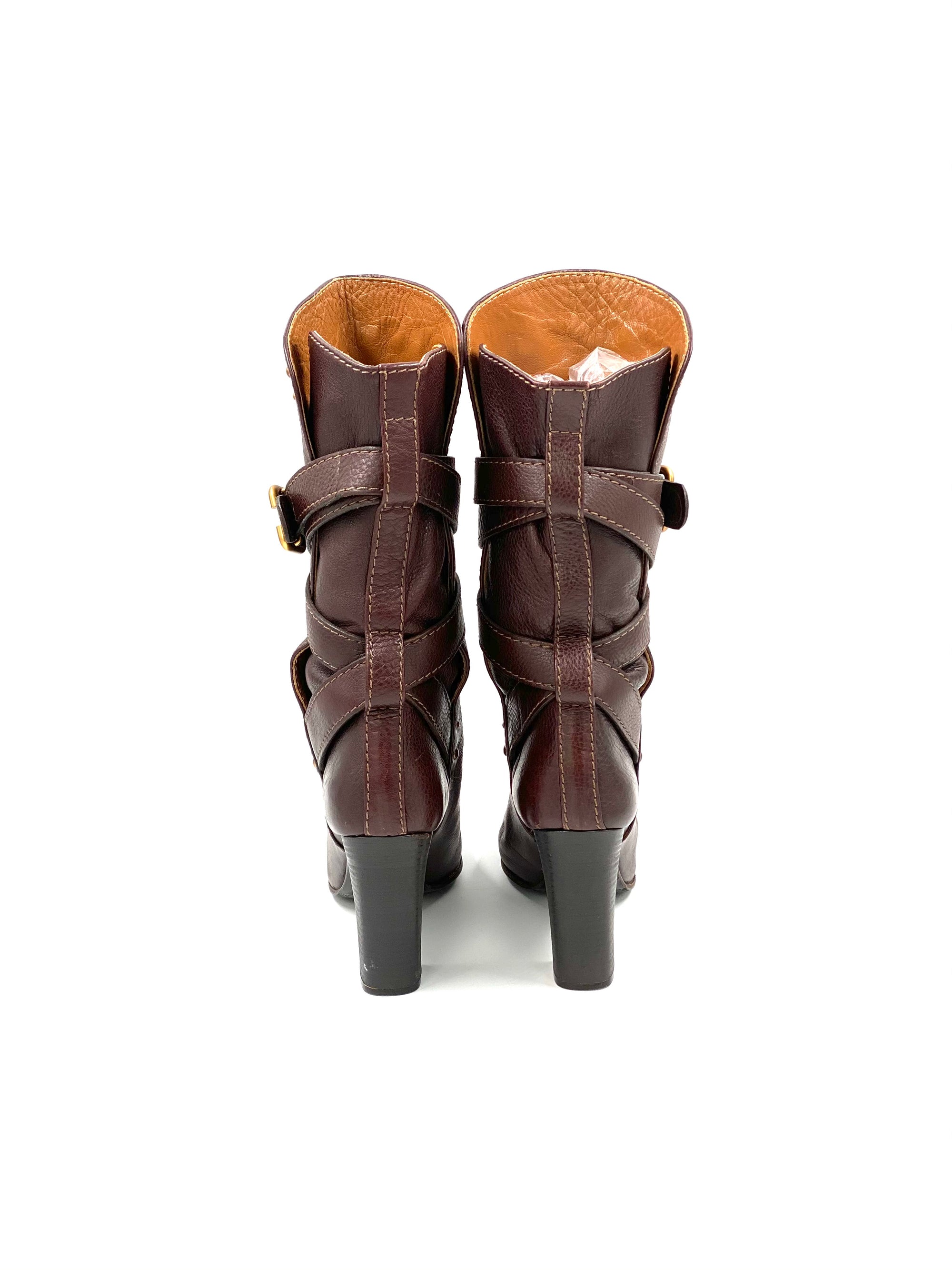 Chloe' Chocolate Brown Boots