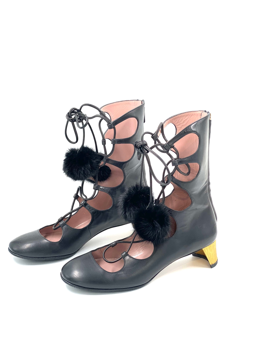 Gucci Ankle-Boots Heloise aus Leder in schwarz