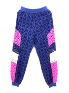 Gucci floral lace jogging pants