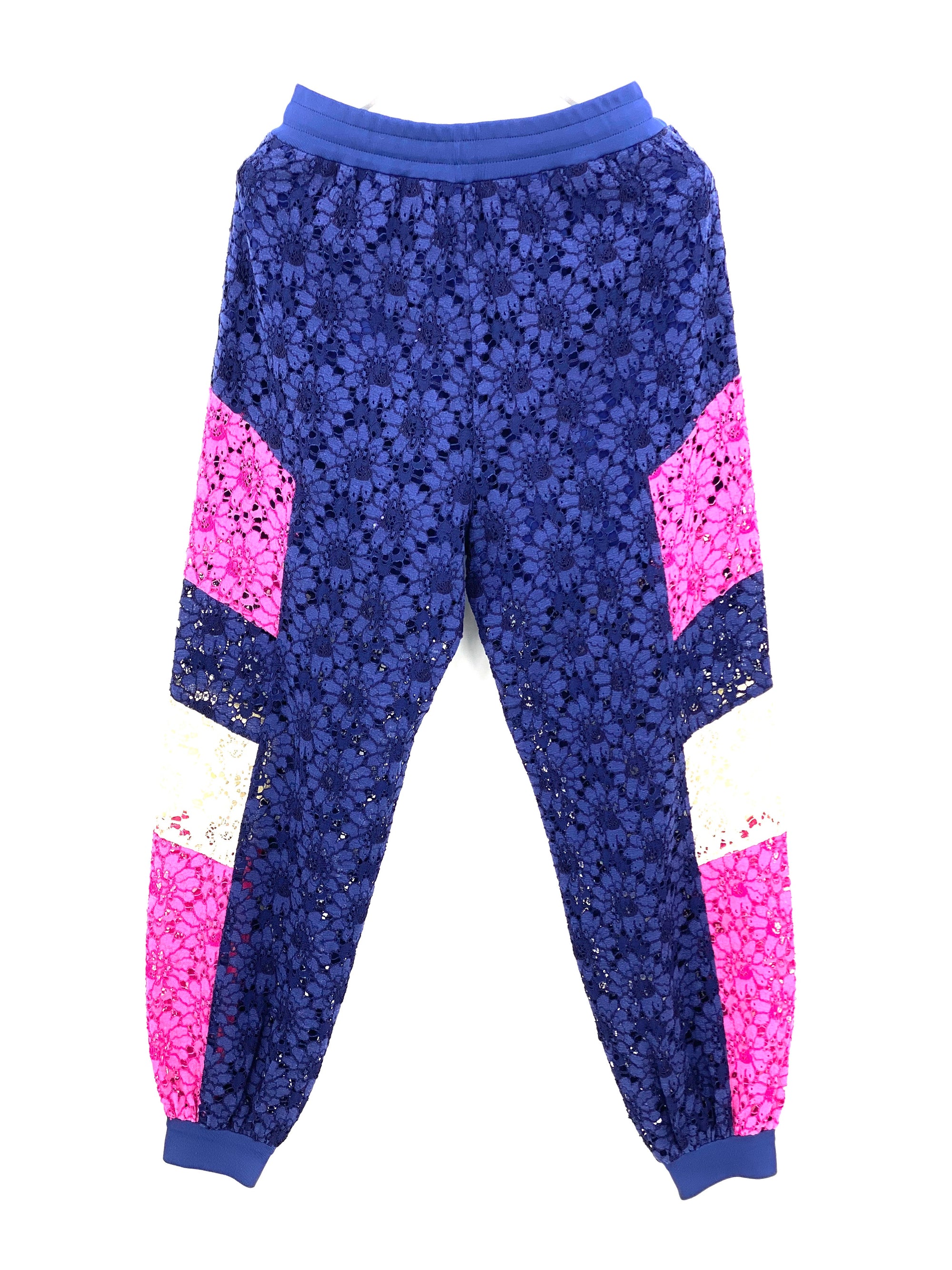 Gucci floral lace jogging pants