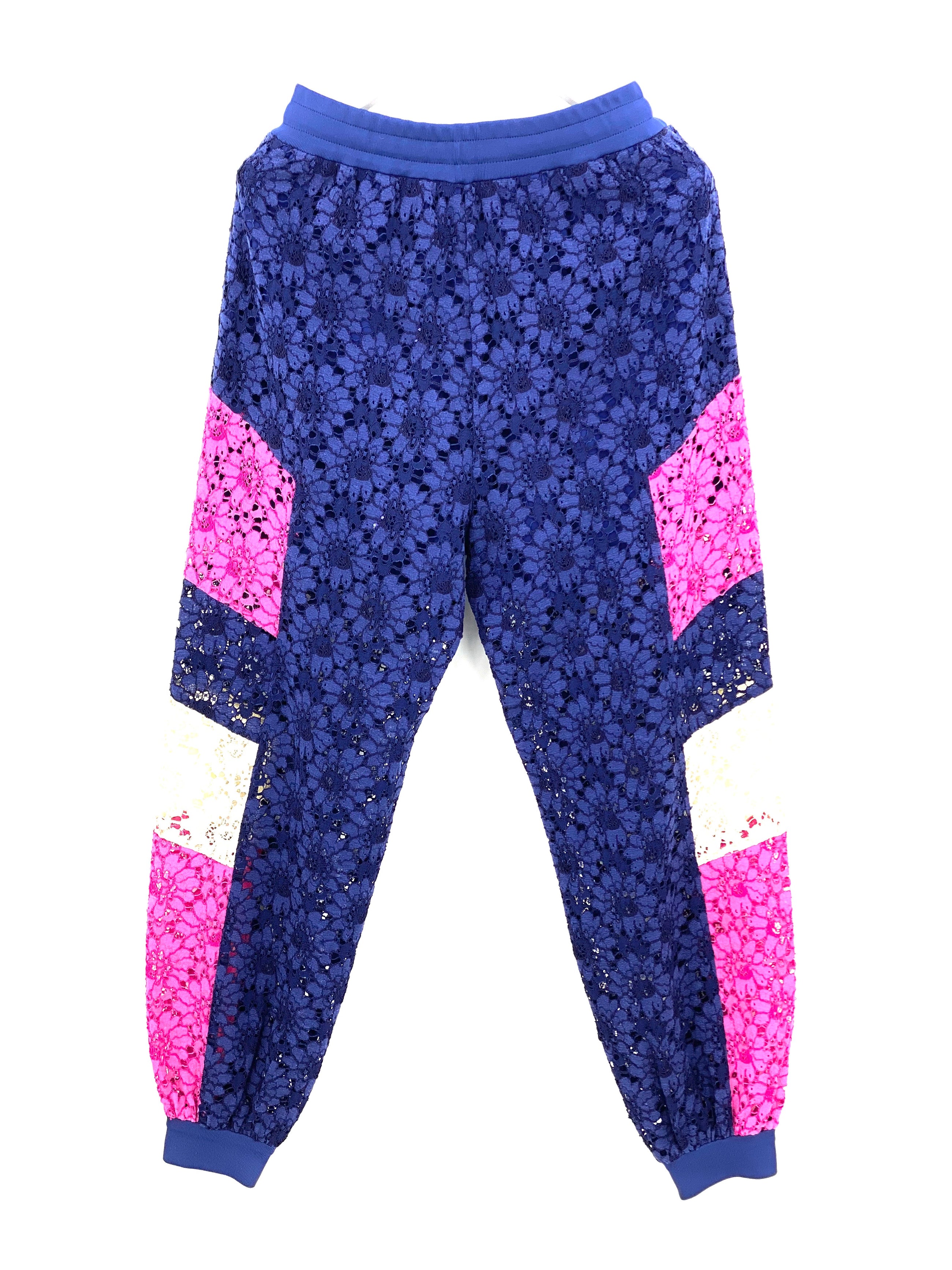 Gucci floral lace jogging pants