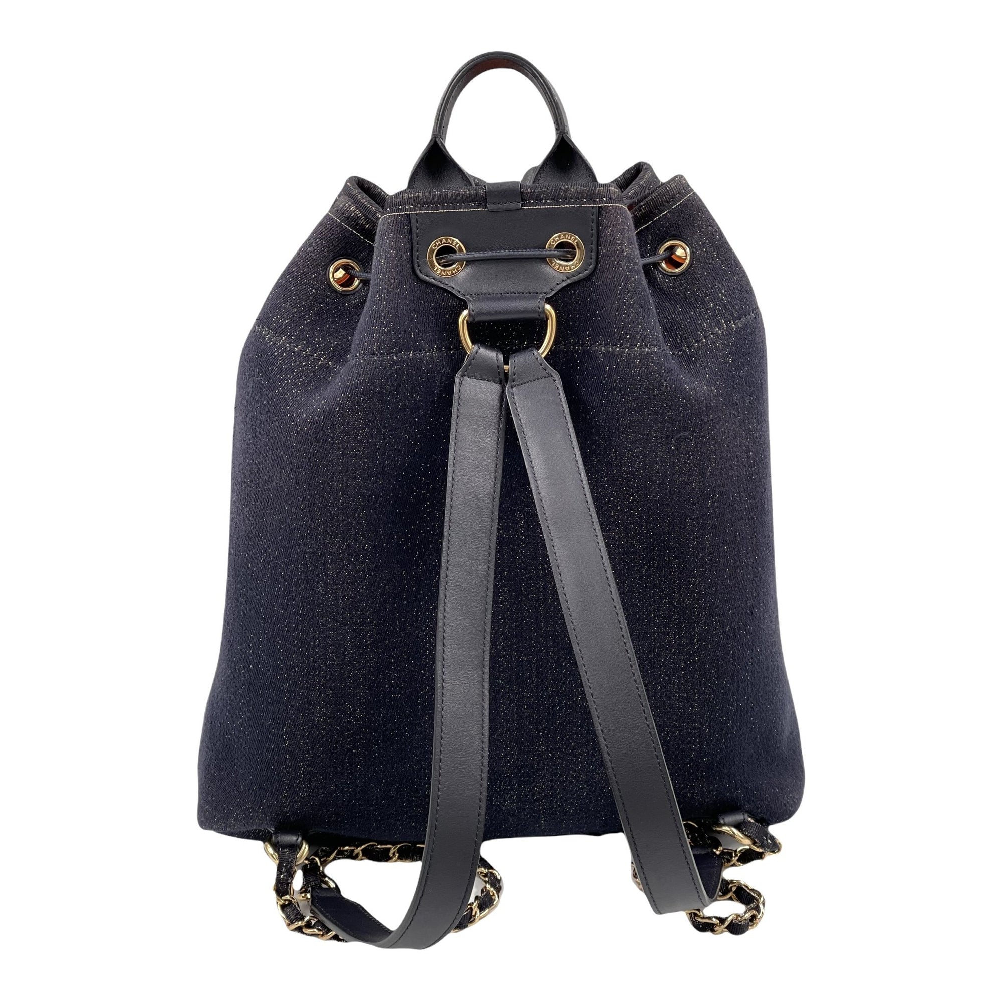 Chanel Deauville Drawstring Typ Chain Shoulder Bag