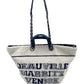 Chanel Deauville Venise Biarritz Shopping Tote Terry Cloth Large