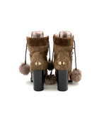 Jimmy Choo Boots Elba 95 aus Veloursleder