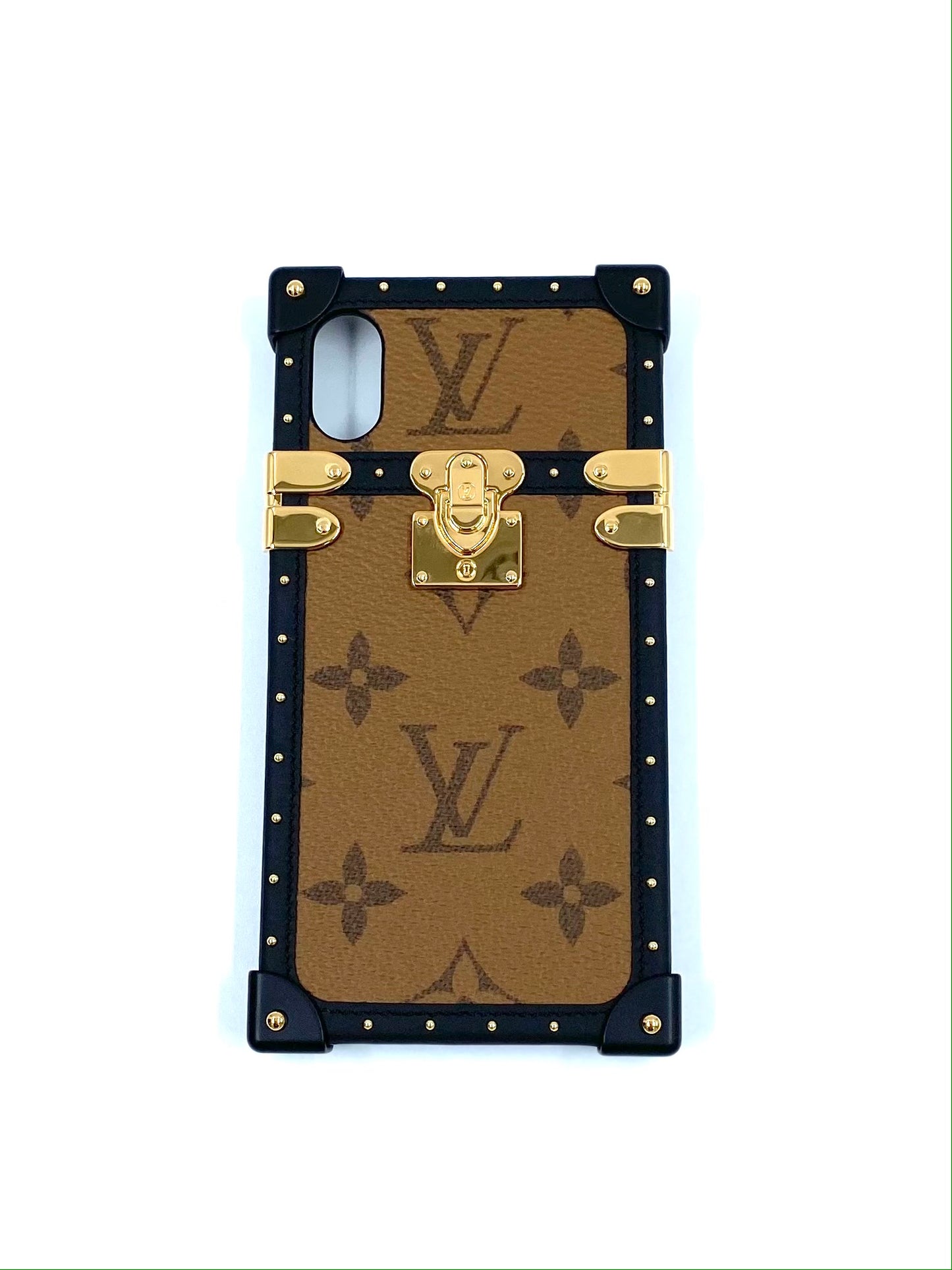 Louis Vuitton Eye Trunk For IPhone X/XS Monogram Reverse coated canvas