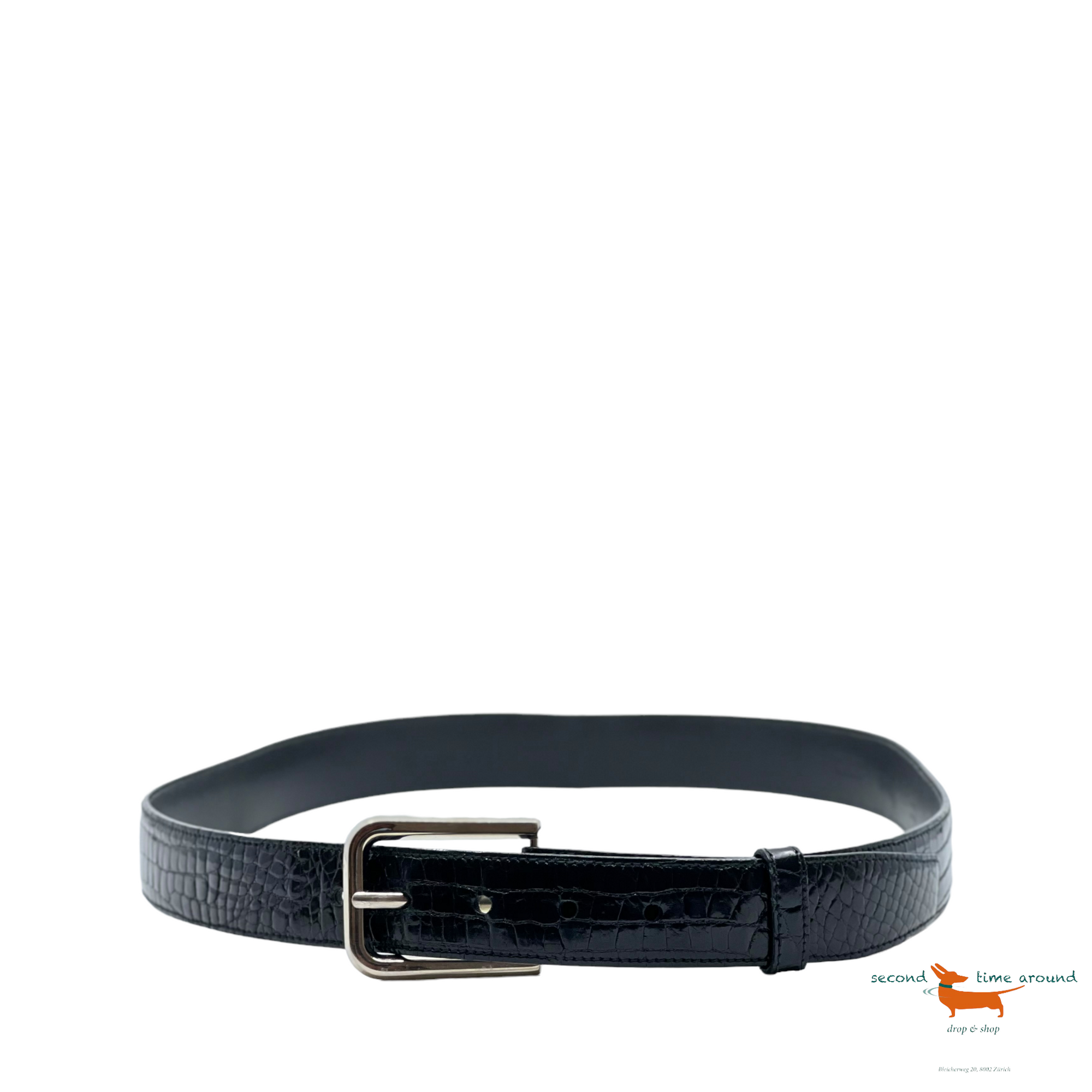 Prada Croko Belt