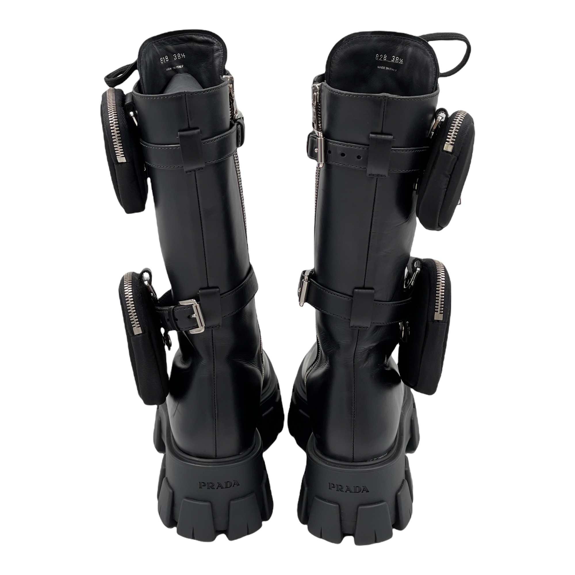 Prada Ankle Boots Monolith aus Leder