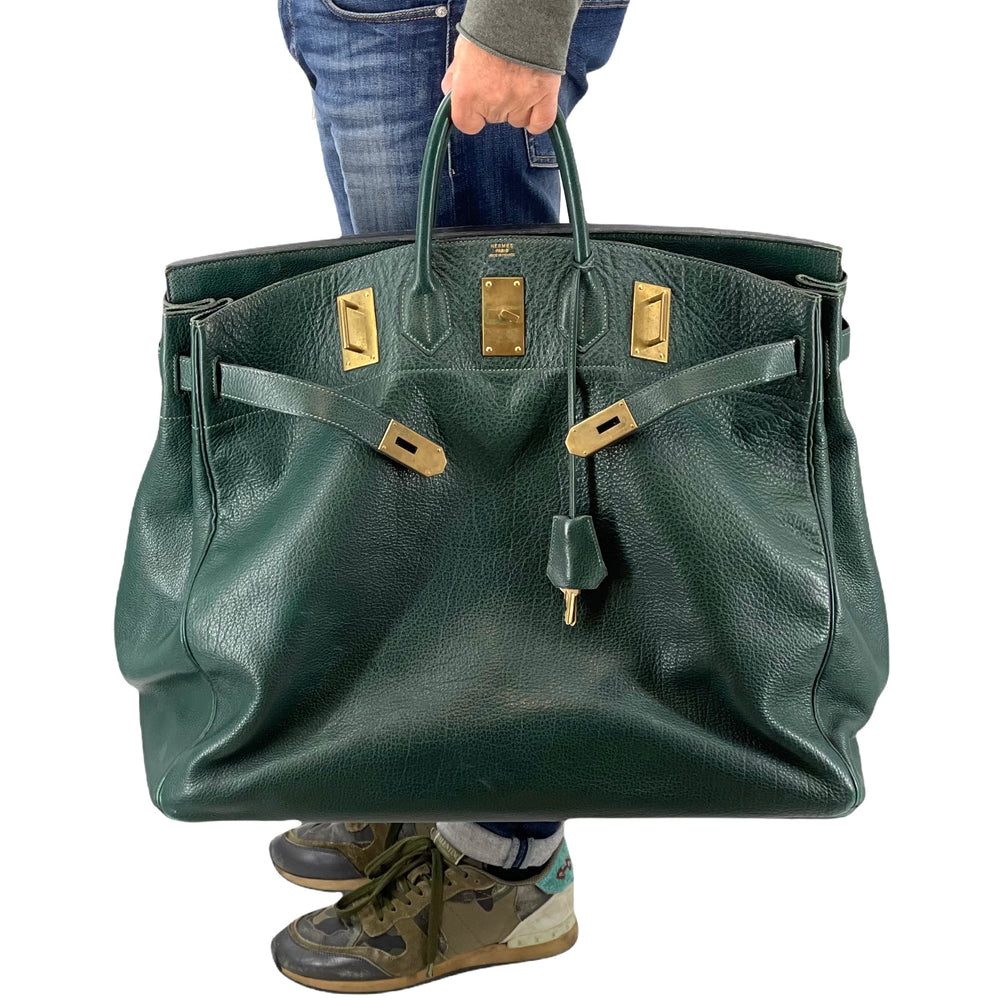 Hermes Birkin HAC 55 Green Bag