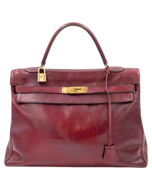Hermes Kelly Box Leder 35 Bag