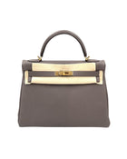 Hermes Kelly 2016 Togo Leder Etain 32Cm Bag 