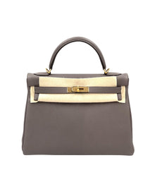 Hermes Kelly 2016 Togo Leder Etain 32Cm Bag 