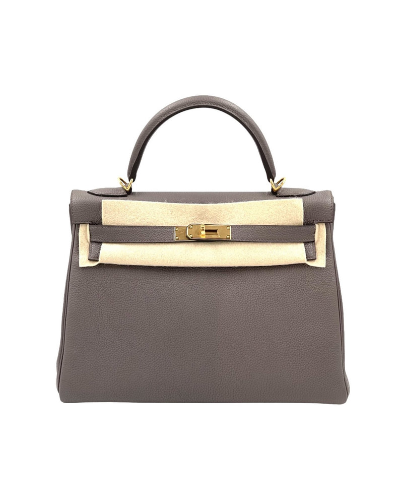 Hermes Kelly 2016 Togo Leder Etain 32Cm Bag 