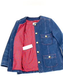 Gucci Jeansjacke Oversized in blau