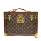 Louis Vuitton Beauty Case Monogram Canvas, Leder, goldfarbenes Metall