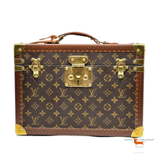 Louis Vuitton Beauty Case Monogram Canvas, Leder, goldfarbenes Metall