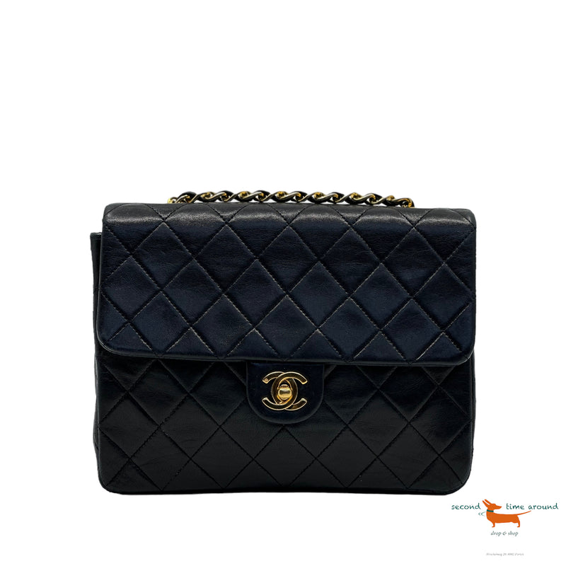 Chanel Classic Flap Mini Square Black Bag