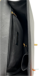 Chanel Calfskin Quilted Large Boy Flap Black Bag