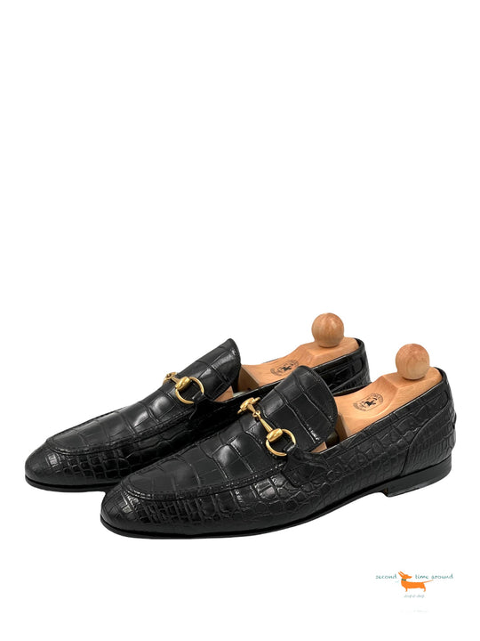 Gucci Jordaan Crocodile loafer