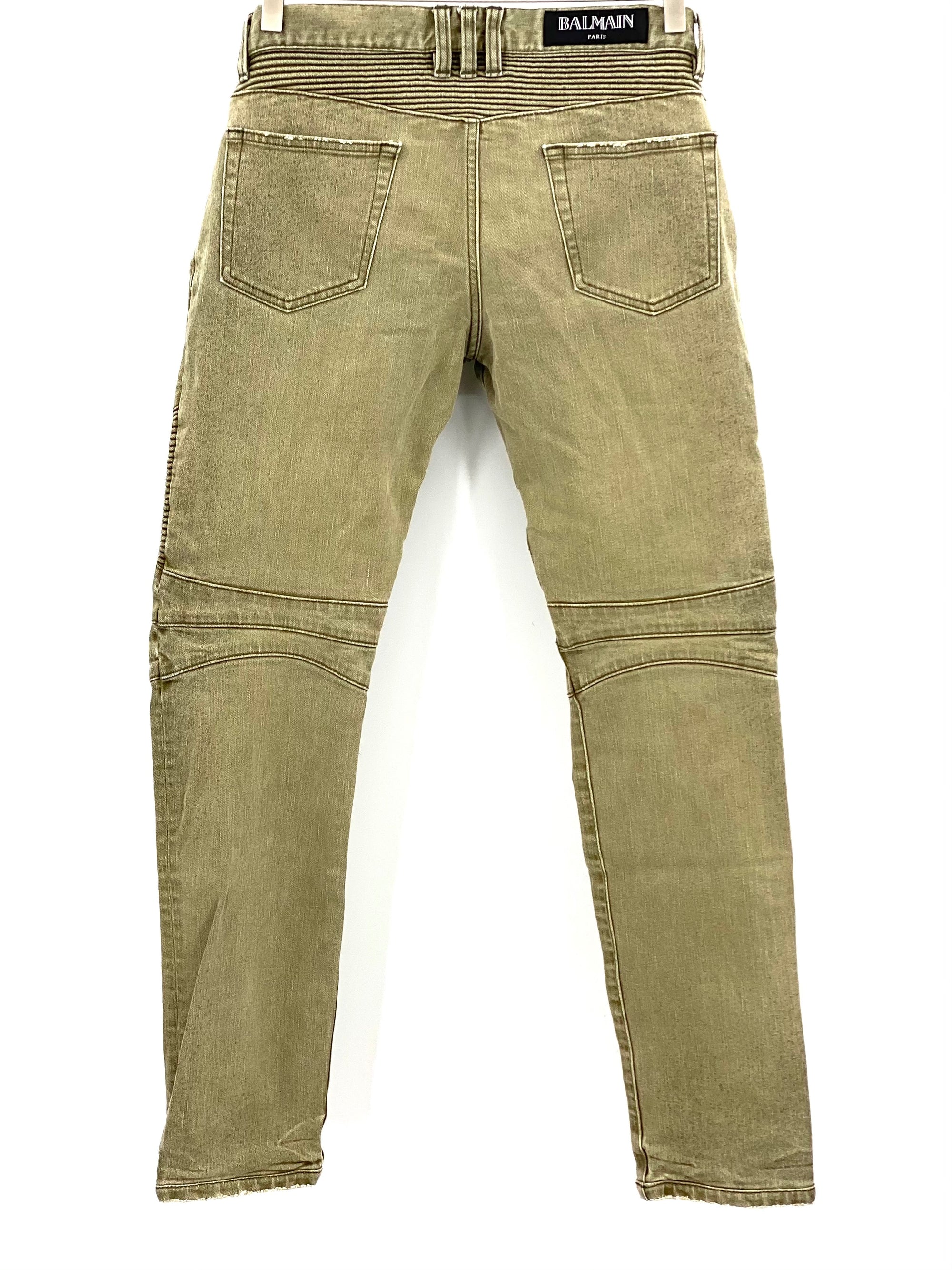 Balmain slim biker jeans