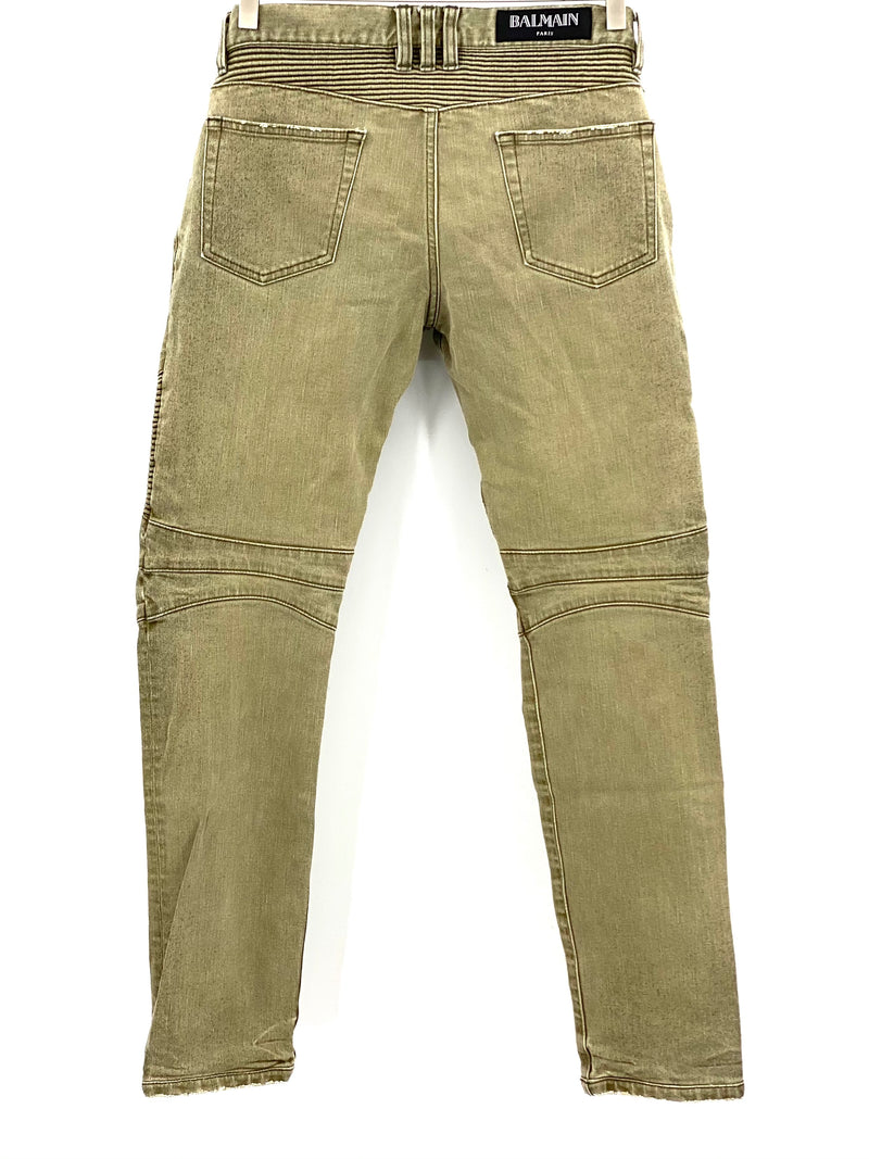 Balmain slim biker jeans