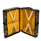 Goyard Black Goyardine Canvas and Leather Bourget Trolley