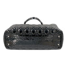 Christian Dior Patent Cannage Dior Soft Shopping Tote Bag