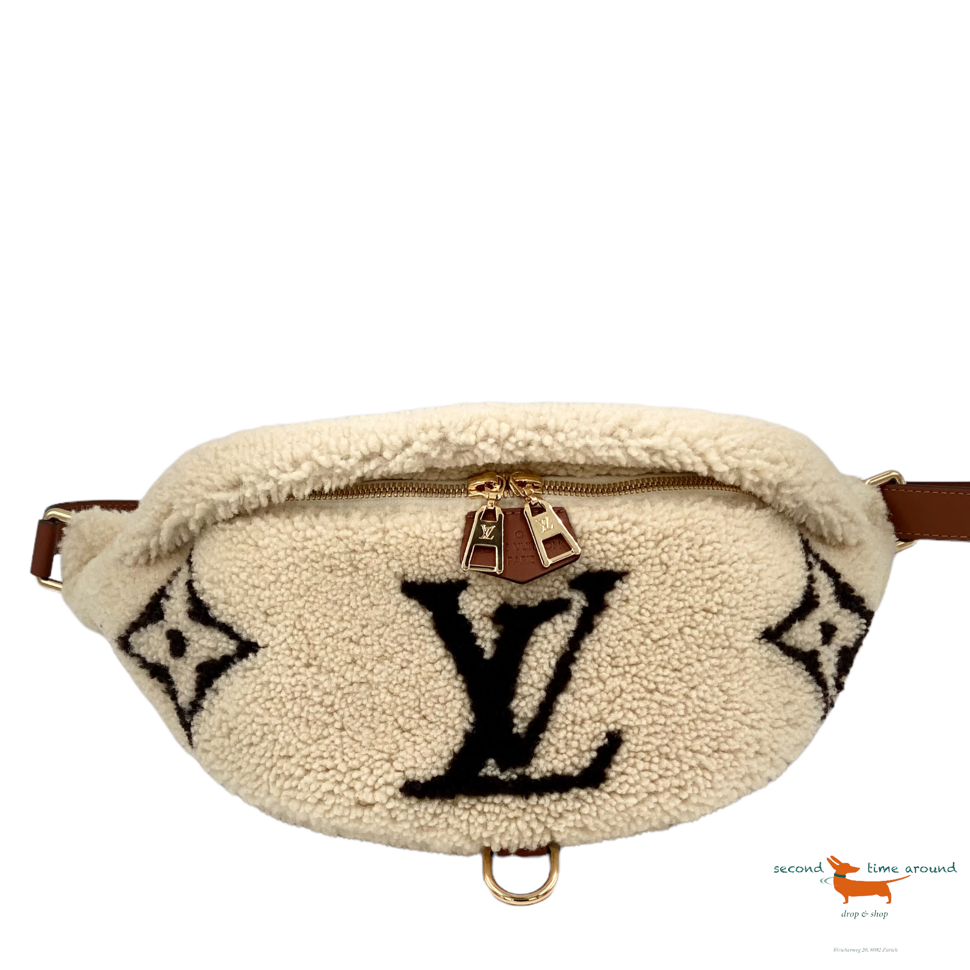 Louis Vuitton Bumbag Monogram Teddy Fleece – Second Time Around