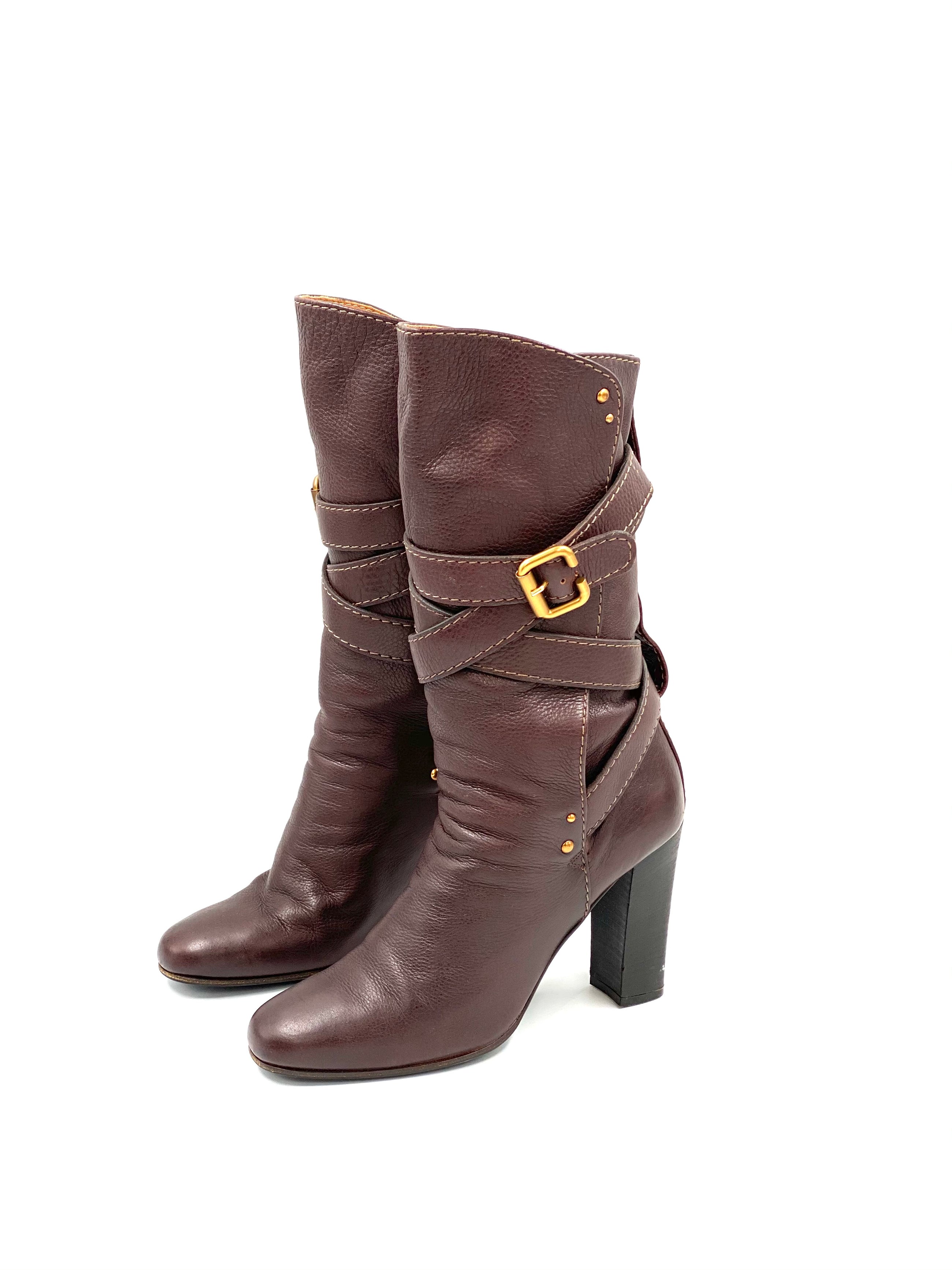 Chloe' Chocolate Brown Boots