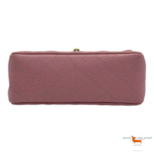 Chanel Classic Single Flap Mini Square Pink Caviar Bag