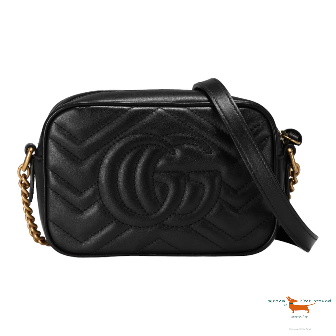 Gucci Mini-Tasche GG Marmont aus Matelassé Bag
