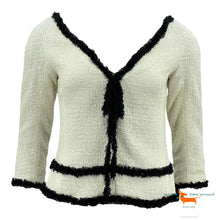 Chanel Signature Monochrome Pailletten Fantasy Tweed Jacket