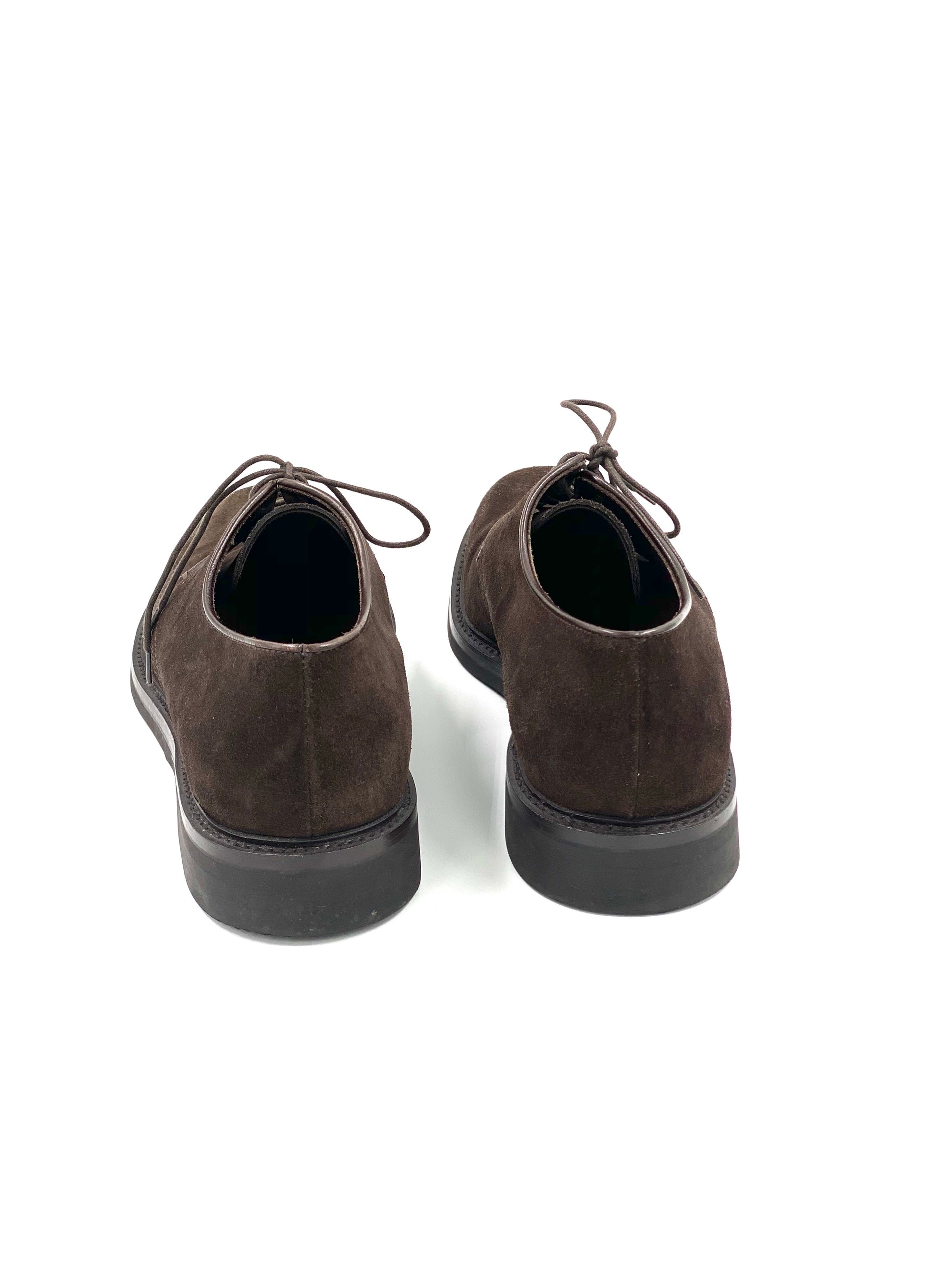 Prada Suede Derby Shoes