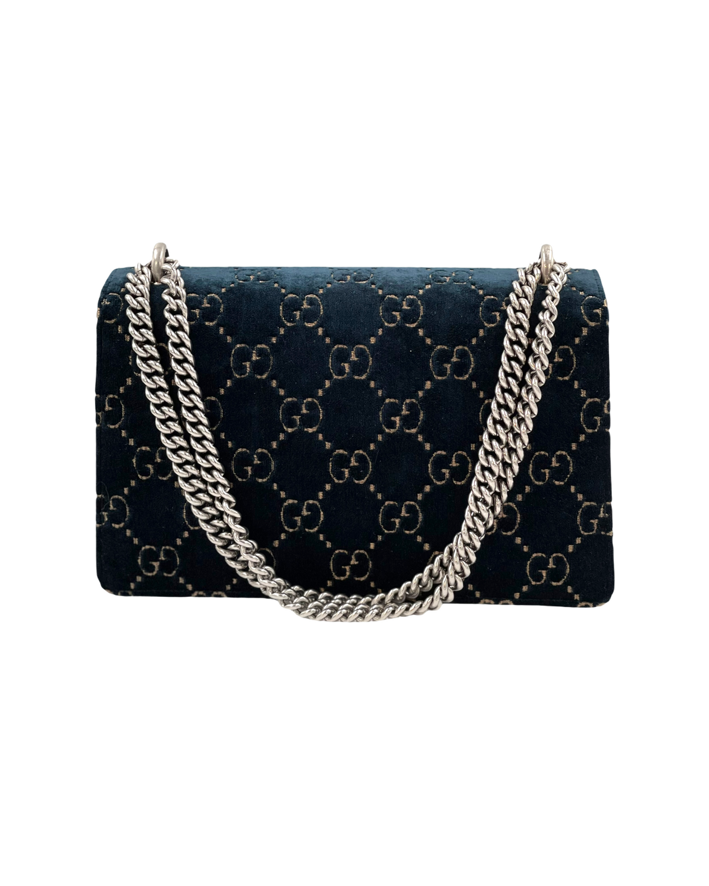 Gucci Dionysus Blue Velvet Bag