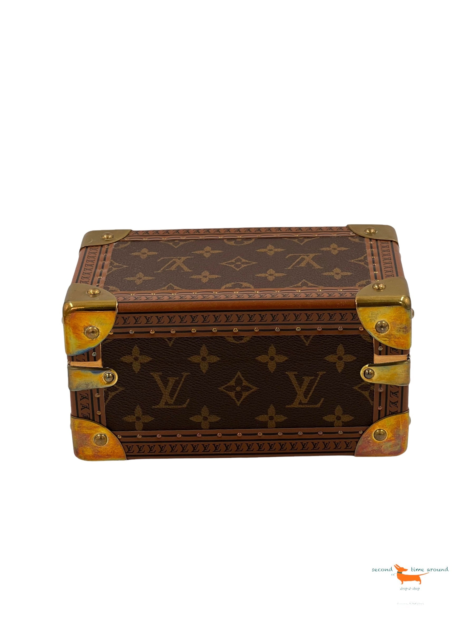 Louis Vuitton Coffret Trésor 20 Monogram Canvas Brown