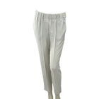 Brunello Cucinelli Weiß Gekürzte Tapered-Hose