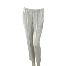 Brunello Cucinelli Weiß Gekürzte Tapered-Hose