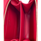 Chanel Filigree Vanity Clutch With Chain Quilted Caviar Gold-tone Red