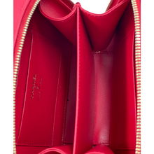 Chanel Filigree Vanity Clutch With Chain Quilted Caviar Gold-tone Red