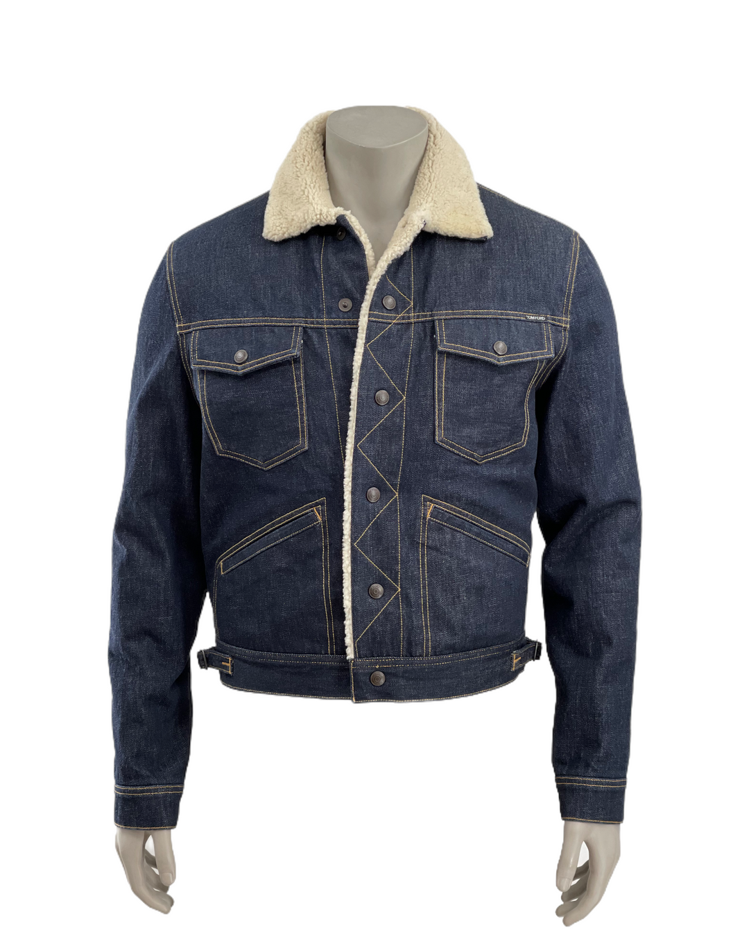 Tom Ford Denim Jacket with Shearling Lining