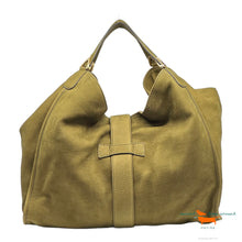 Gucci Soft Stirrup Nubuck Leather Bag