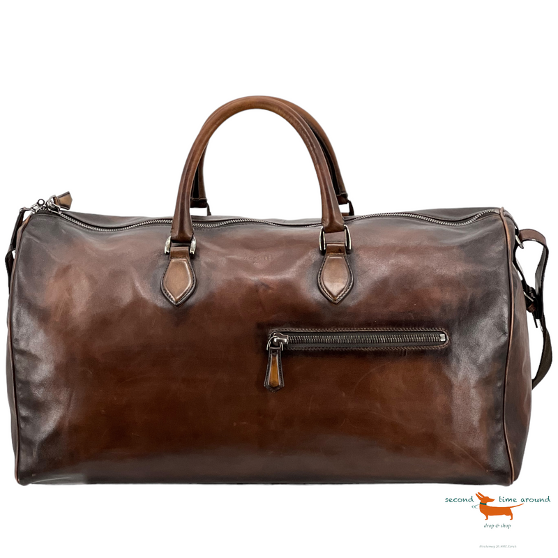 Berluti Venezia Calf Leather Duffle Bag