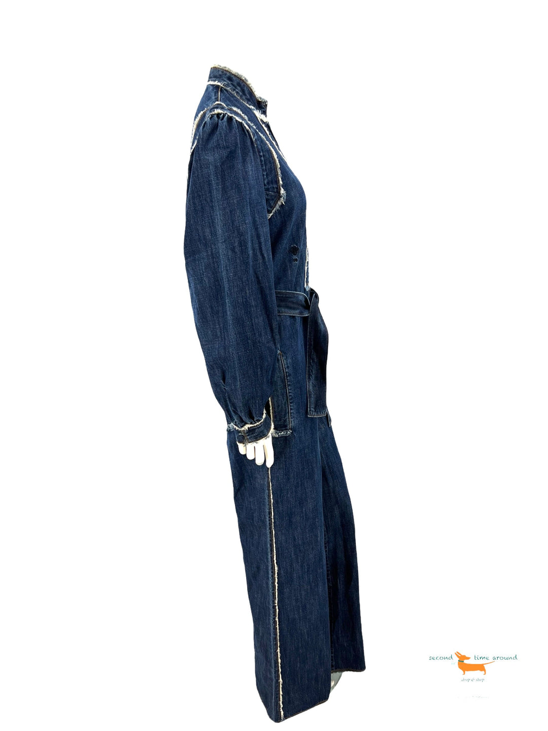 Christian Dior Blue Denim Jeans Jumpsuits