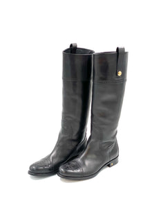 Louis Vuitton Stiefel Leder Schwarz 39
