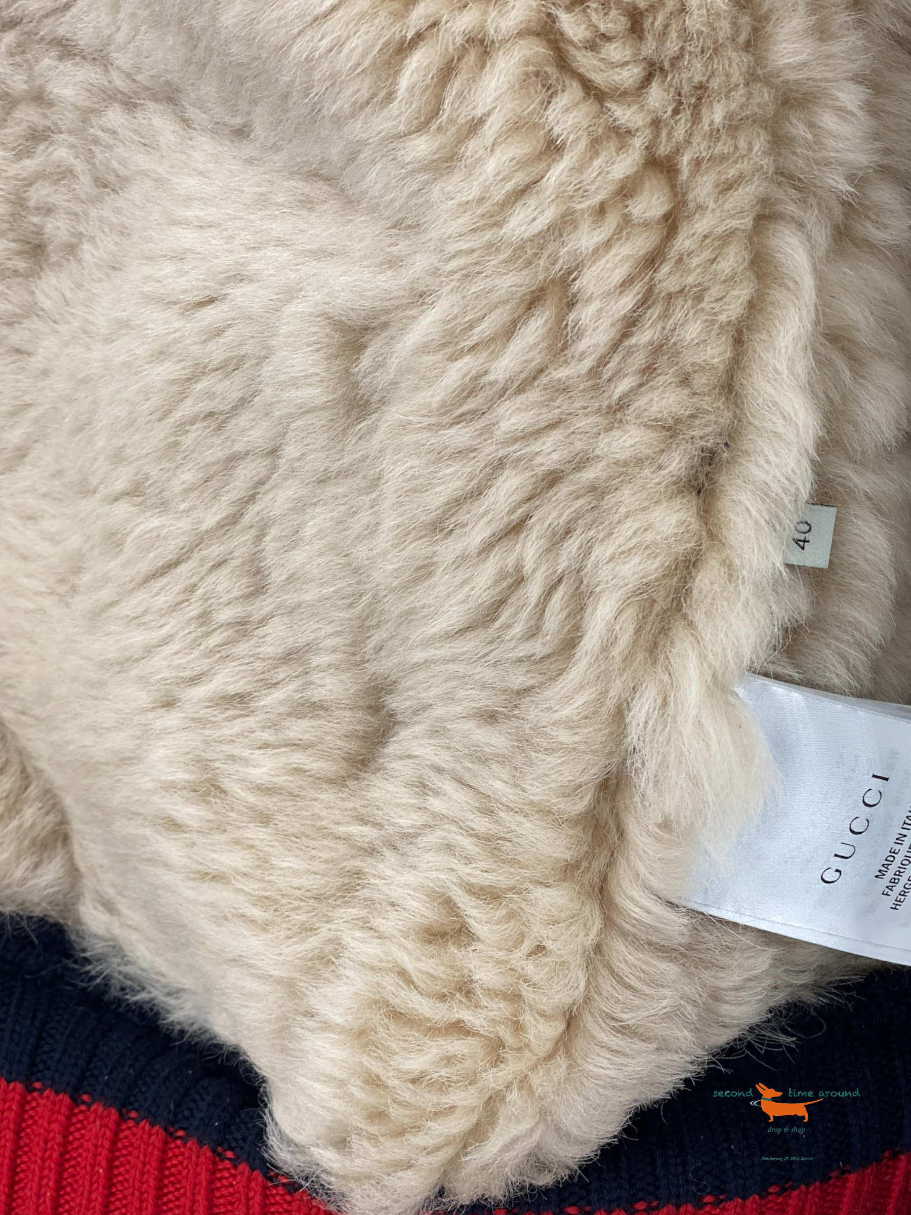 Gucci Embroidered leather jacket