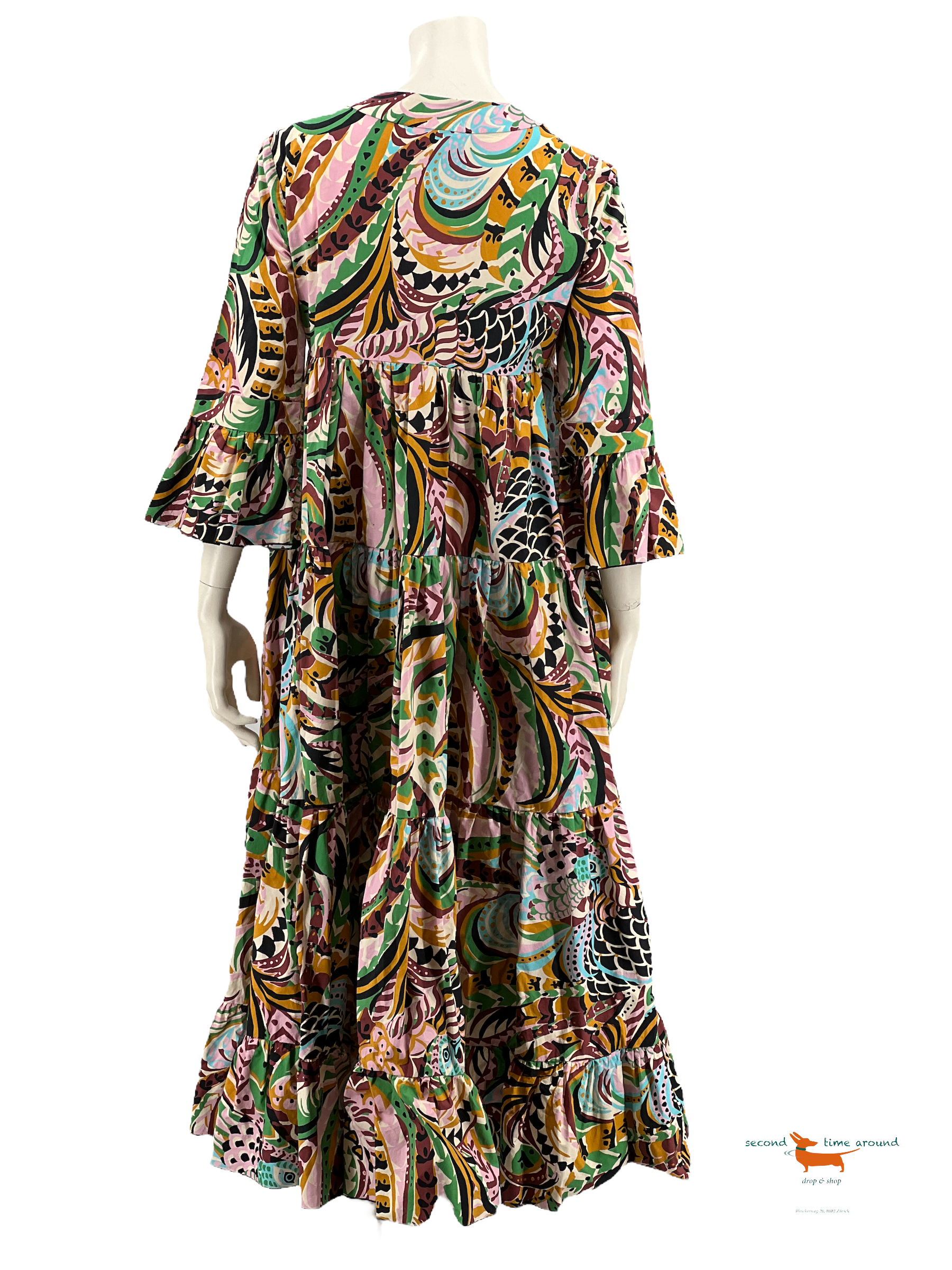 La Double J Long Sleeved Cotton Dress