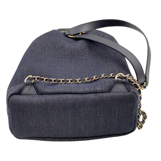 Chanel Deauville Drawstring Typ Chain Shoulder Bag