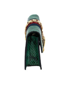 Gucci Sylvie Mini Green Python Shoulder Bag