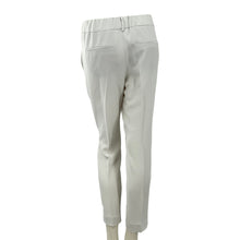 Brunello Cucinelli Weiß Gekürzte Tapered-Hose